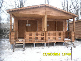 Збірний будинок дерев'яний каркасно-щитовий