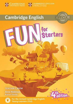 Fun for Starters 4th Edition teacher's Book with Downloadable Audio, фото 1