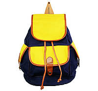 Рюкзак молодежный сине-желтый