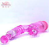 Подвійний вібратор Aphrodisia Night dolphin, фото 4