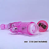 Подвійний вібратор Aphrodisia Night dolphin, фото 6