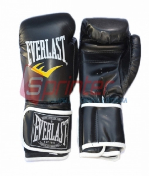 Перчатки боксерские PU EVERLAST 12" .Черный - фото 1 - id-p154267007