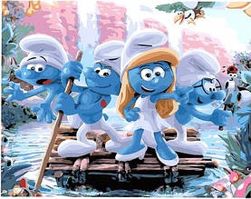 Картина за номерами Смурфики