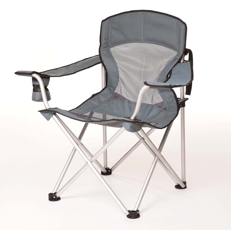 Крісло "Берег" алюміній, d19 мм (сірий), фото 1