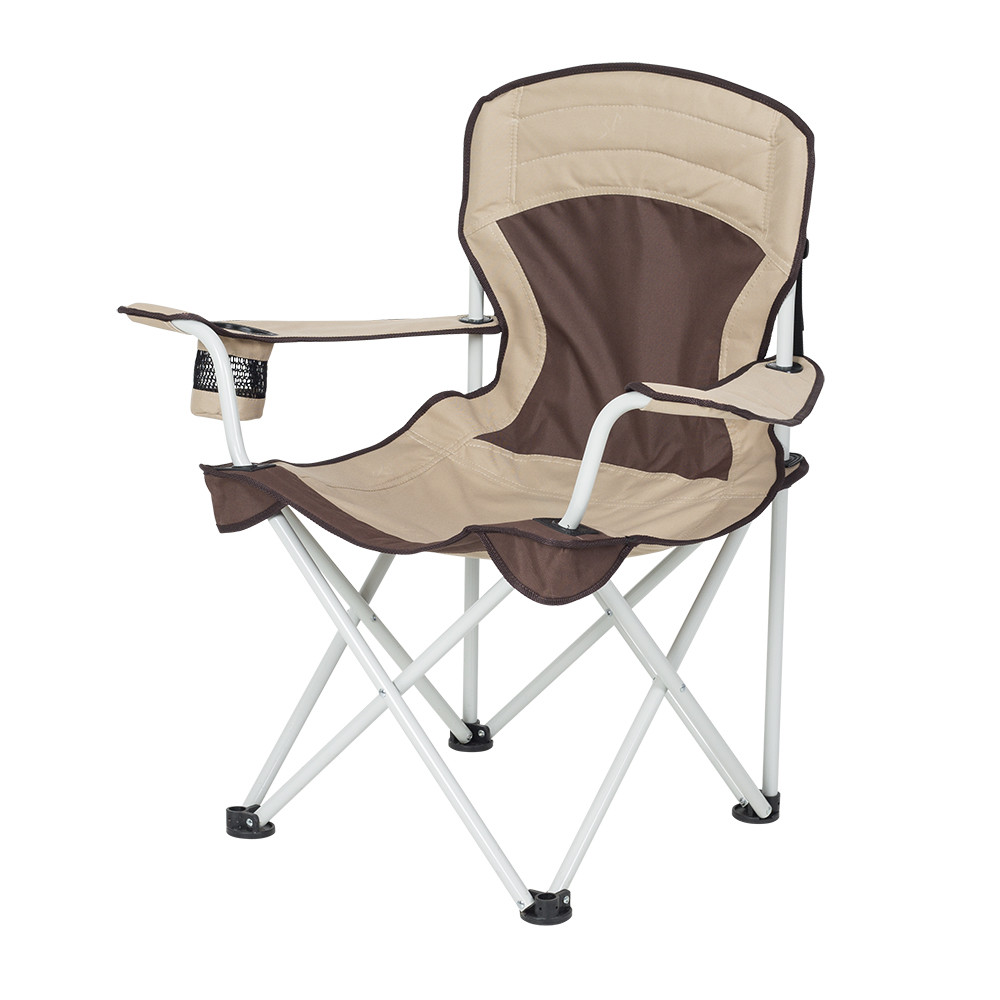 Крісло "Берег" d19 мм, алюміній (коричневий-беж), фото 1