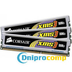 Оперативна пам'ять Corsair DDR3 4GB PC3-12800 (Kit of 2x2) XMS3 ( TR3X6G1600C9)