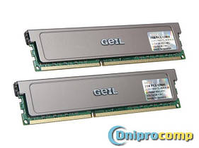 Оперативна пам'ять GEIL DDR3 4GB PC3-12800 (Kit of 2x2) (GV34GB1600C9DC)
