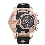 Чоловічий годинник натуральна шкіра, фото 3