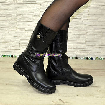 Напівчоботи для дівчаток підліткові на потовщеній підошві