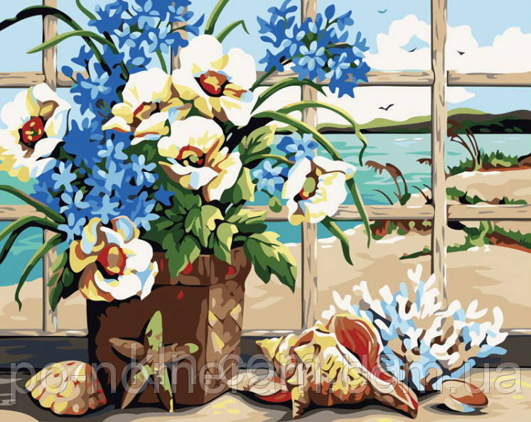 Картина за номерами Menglei MG048слухаючи океан 40 х 50 см , фото 1