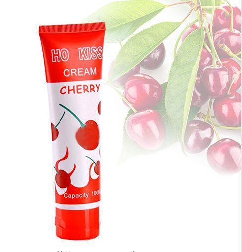 Мастило — лубрикант Cherry kiss на водній основі зі смаком вишні (100 мл), фото 1