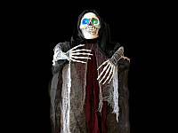 Подвесная декорация скелет "Провидица" с вуалью Хэллоуин, декор