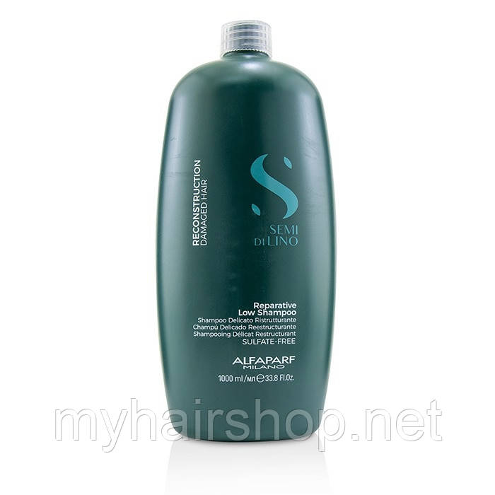 Шампунь для реконструкції волосся ALFAPARF Semi Di Lino Reconstruction Reparative Shampoo 1000 мл