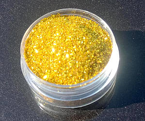 Глітер Яскраво-золотий (середній) 0,2 мм, 1 кг