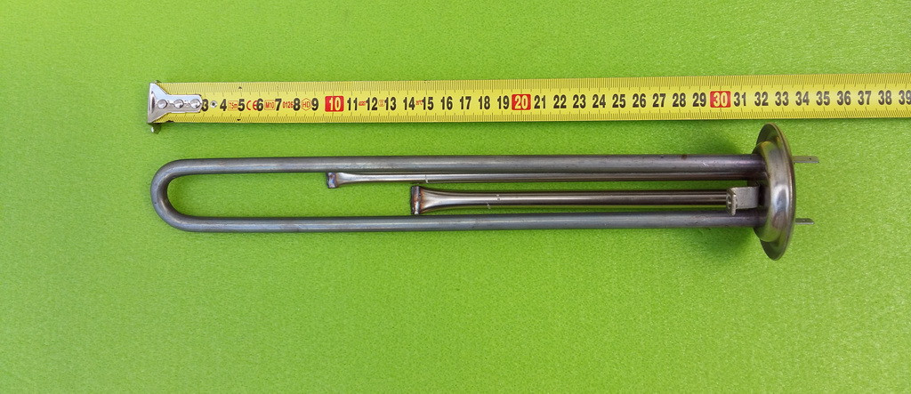 Тен для бойлерів Thermex 1300W з нержавійки (на фланці Ø63мм) / з трубками під термостати Thermowatt, Італія Zipexpert, фото 1