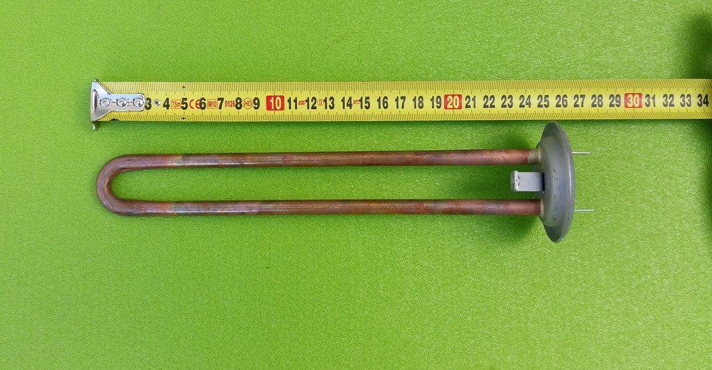 Тен для бойлерів Thermex 700W з МІДІ (на фланці Ø63мм) / з місцем під анод М4 Thermowatt, Італія Zipexpert, фото 1