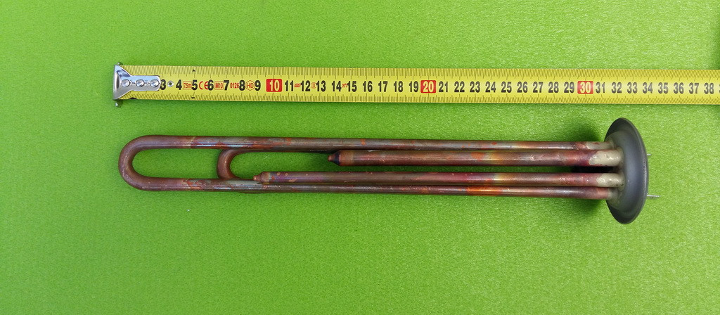 Тен для бойлерів Thermex 2000W з МІДІ (на фланці Ø63мм) / з трубками під термостати Thermowatt, Італія Zipexpert, фото 1