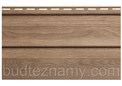 Сайдинг Альта-Профіль Карелія 3000х230х1,2 мм, Горіх Т-01.