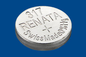 Батарейка RENATA Silver Oxide low drain 317 (AG0-/SR516SW/SR62)
