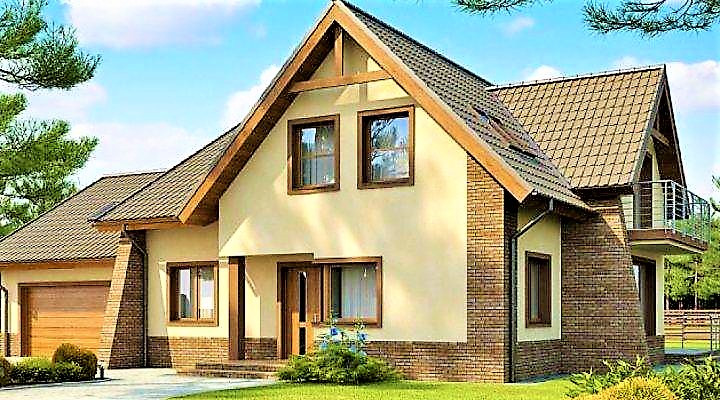 Будинок з профільованого клеєного бруса 19х14 м