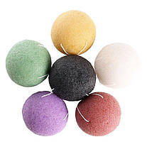 Натуральний спонж-конняку аксесуар для очищення обличчя (1 шт.)