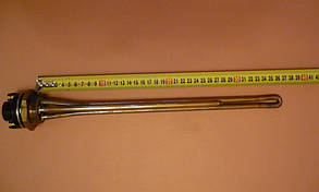 Мідний тен для чавунної батареї 2000 W з різьбленням 1 1/4" (Thermowatt,Італія) з італійським терморегулятором Zipexpert