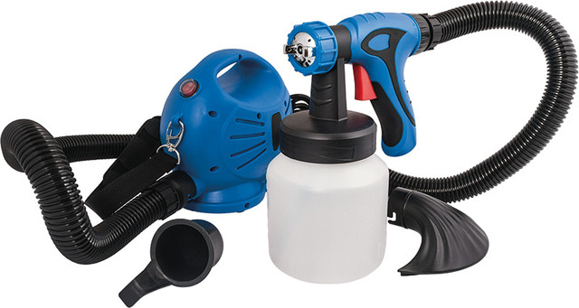 Пістолет фарбувальний електричний HVLP 650 Вт, бачок 800 мл, ∅2,5 мм MIOL 79-545 Пістолет фарбувальний електричний HVLP 650 Вт, бачок 800 мл, ∅2,5 мм MIOL 79-545