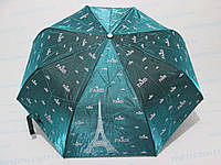 Женский зонт полуавтомат хамелеон с Эйфелевой башней