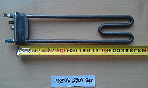 Тен на пральну машину 1850 W / L=282мм (без отвору під датчик) Thermowatt, Італія Zipexpert