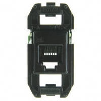 Роз'єм телефонний RJ12 (срібний) Zenit ABB 2017.2