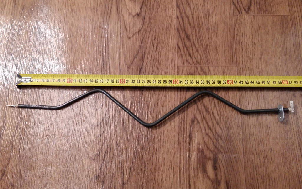 Тен "хвилеподібний" для електродуховки Saturn, Efba 500 W / напруга 110 V / довжина L=500мм Туреччина Zipexpert