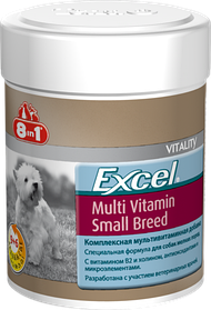 8in1 Excel Multi Vitamin Small Breed Ексель Мультивітаміни для собак дрібних порід, 70 таб