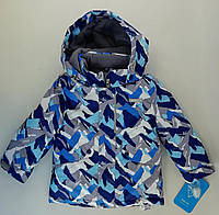 Куртка зимняя для мальчиков Модель Горы Рост 92 см, 2 года Синий Z303-19(92)М Baby Line Украина