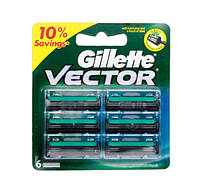 Сменные кассеты Gillette Vector Original (6 шт) G0034
