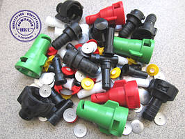 Розпилювачі КАС, ковпачки КАС, патрубки КАС, дозатори КАС. Каталог.