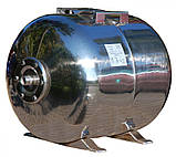 Насосна станція на базі насоса FWR Jet100L гарантія 2 р (чуг. довгий) на баку 50 л Польща, нержавіюча сталь, фото 2