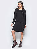 Модна тепла осіння жіноча трикотажна сукня футляр великого розміру a.play M 46-48, фото 3