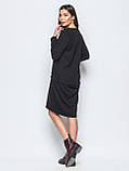 Модна тепла осіння жіноча трикотажна сукня футляр великого розміру a.play M 46-48, фото 5