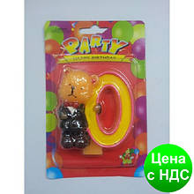 Свічки цифри (в торт) № M039 "Ведмедики" №0