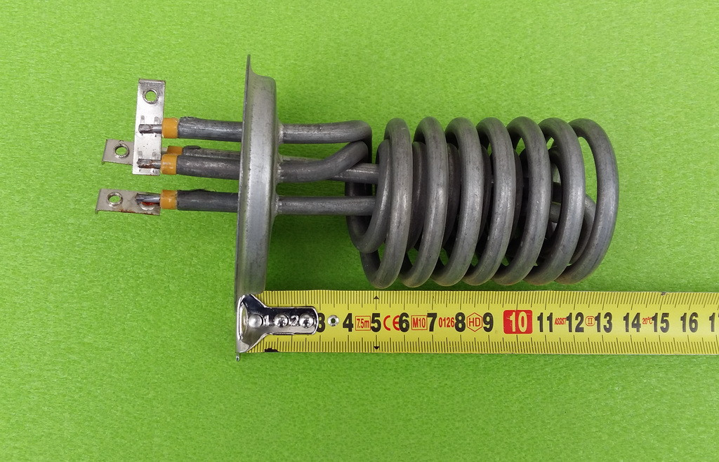 ТЕН спіралевидний з нержавійки 7500W / 220V / фланець Ø85мм для проточного водонагрівача Balcik,Туреччина Zipexpert, фото 1