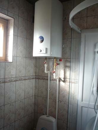 Установка водонагрівачів