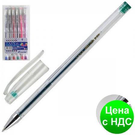 Набор гелевых ручек "Easy gel" EA888-6 (6-цв.), фото 1