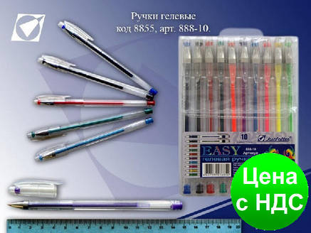 Набор гелевых ручек "Easy gel" EA888-6 (6-цв.), фото 3