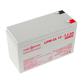 Акумулятор гелевий LogicPower LPM-GL 12 — 7,5 AH