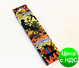 Олівці пластик. 6 цв № 1051F-6 "Extreme" в картоні, европодвес