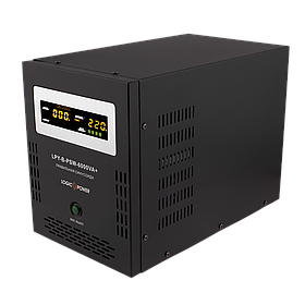 ДБЖ з правильною синусоїда LogicPower LPY-B-PSW-6000VA+ (4200W) 10A/20A 48V для котлів і аварійного освітлення