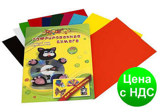 Гофрокартон A4 "Мультяшки" 7810 в папці (10 цв., 160 гр.)