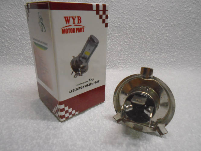 Купить Лампа фары для мотоцикла, скутера, мопеда светодиодная H4 / Hs1 ...