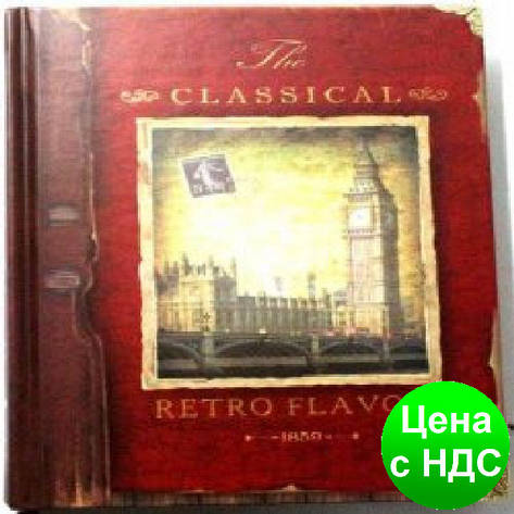 Блокнот JGYC-321284-1106 (32K) "Retro Flavor" в лінію, з метал.кутами (128 листів, 13*19 див.), фото 1