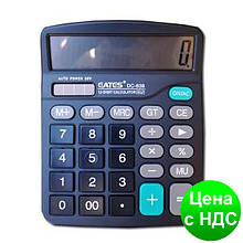 Калькулятор "EATES" DC-838 (12 разрядный, 2 питания)